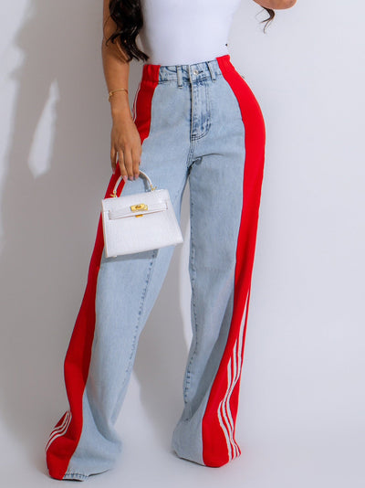 Lor | High Waist Straight-Leg Denim