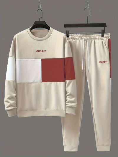 Aurelian | Herrset med Rundhalsad Tröja & Joggingbyxa