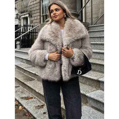 Hedda™ | Plush Crop Coat