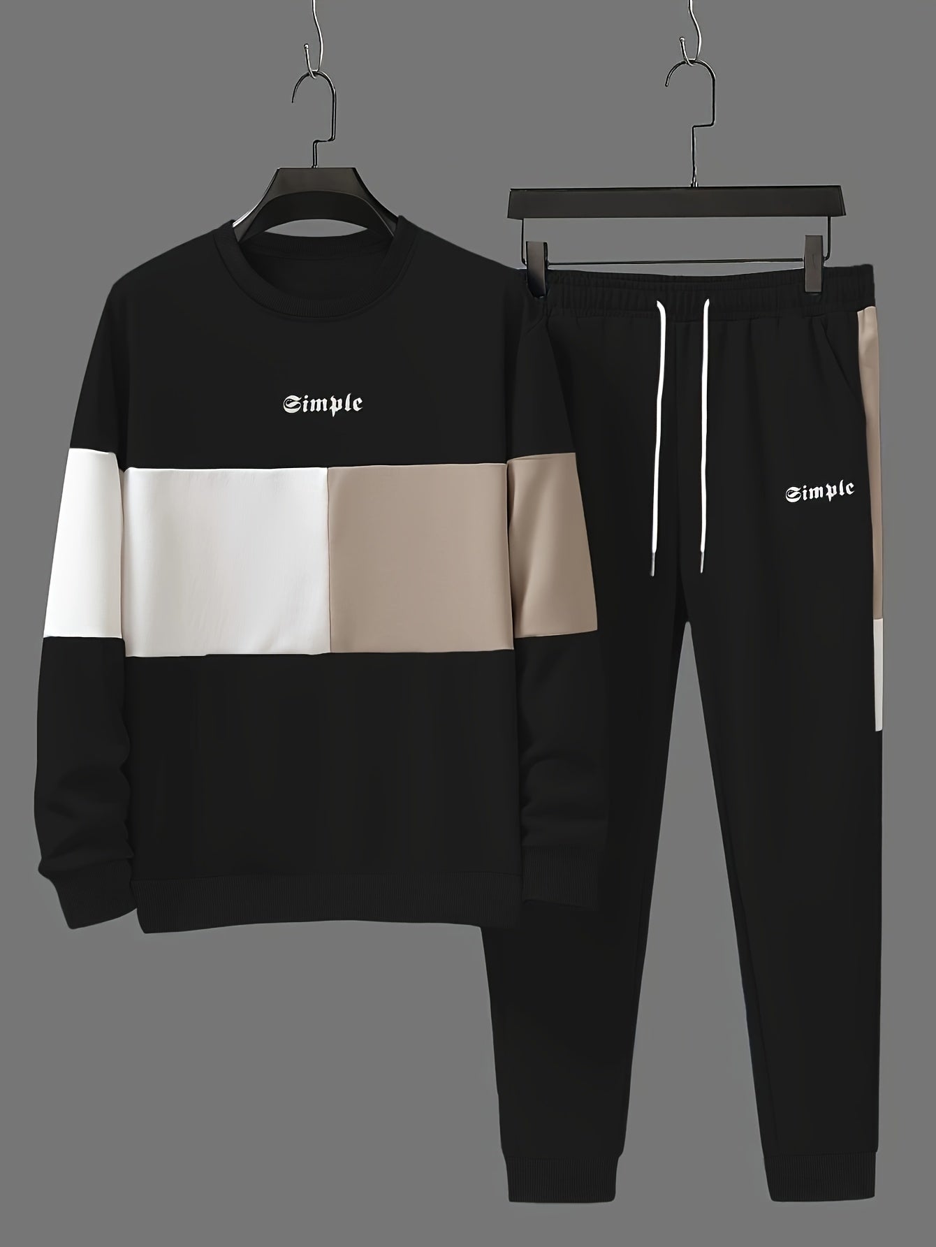 Aurelian | Herrset med Rundhalsad Tröja & Joggingbyxa