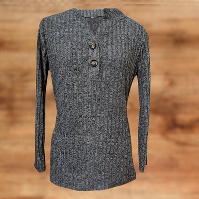Elara™ | Luxe Longsleeve i Ribbstickad Premiumkvalitet