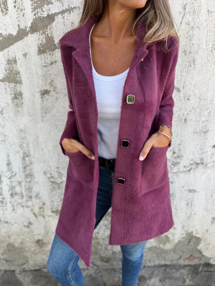 Annelore™ | Elegant Kappa med Revers