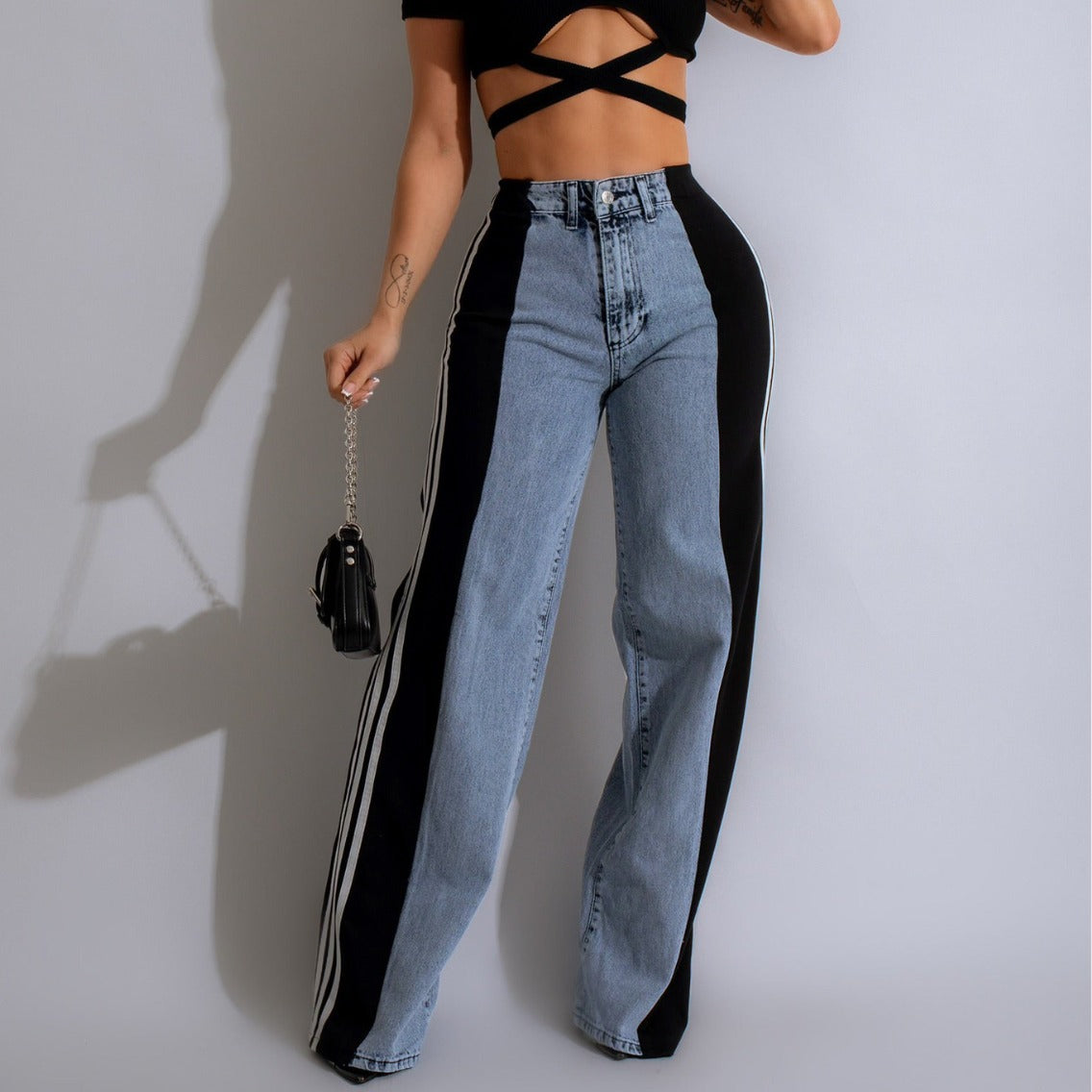 Lor | High Waist Straight-Leg Denim