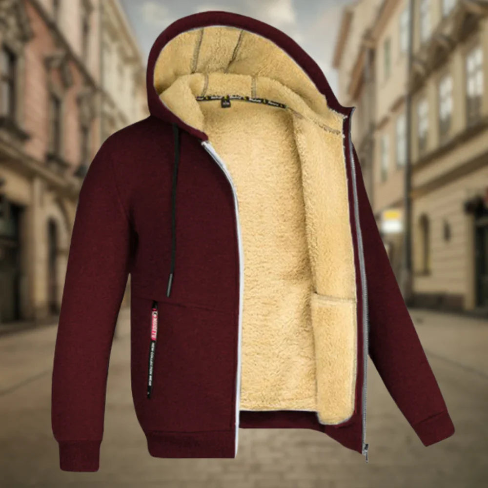 Henrik™ - Hoodie med fleecefoder
