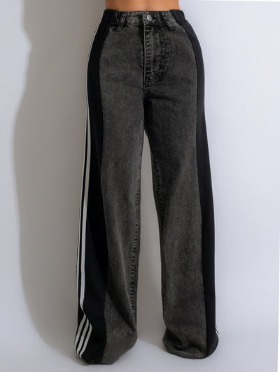 Lor | High Waist Straight-Leg Denim