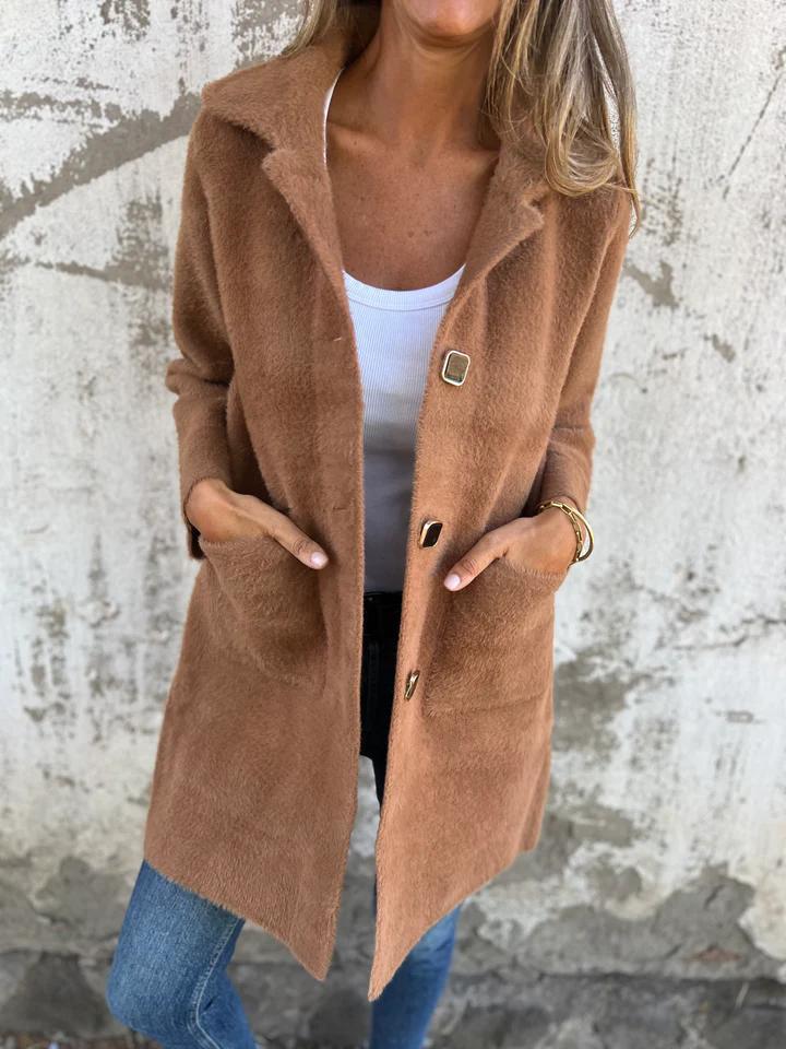 Annelore™ | Elegant Kappa med Revers