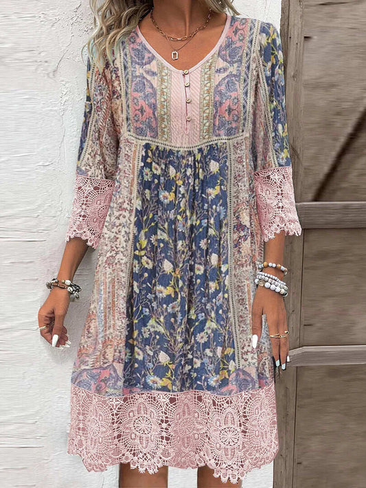 Capucine – Boho Sommarklänning med Karaktär