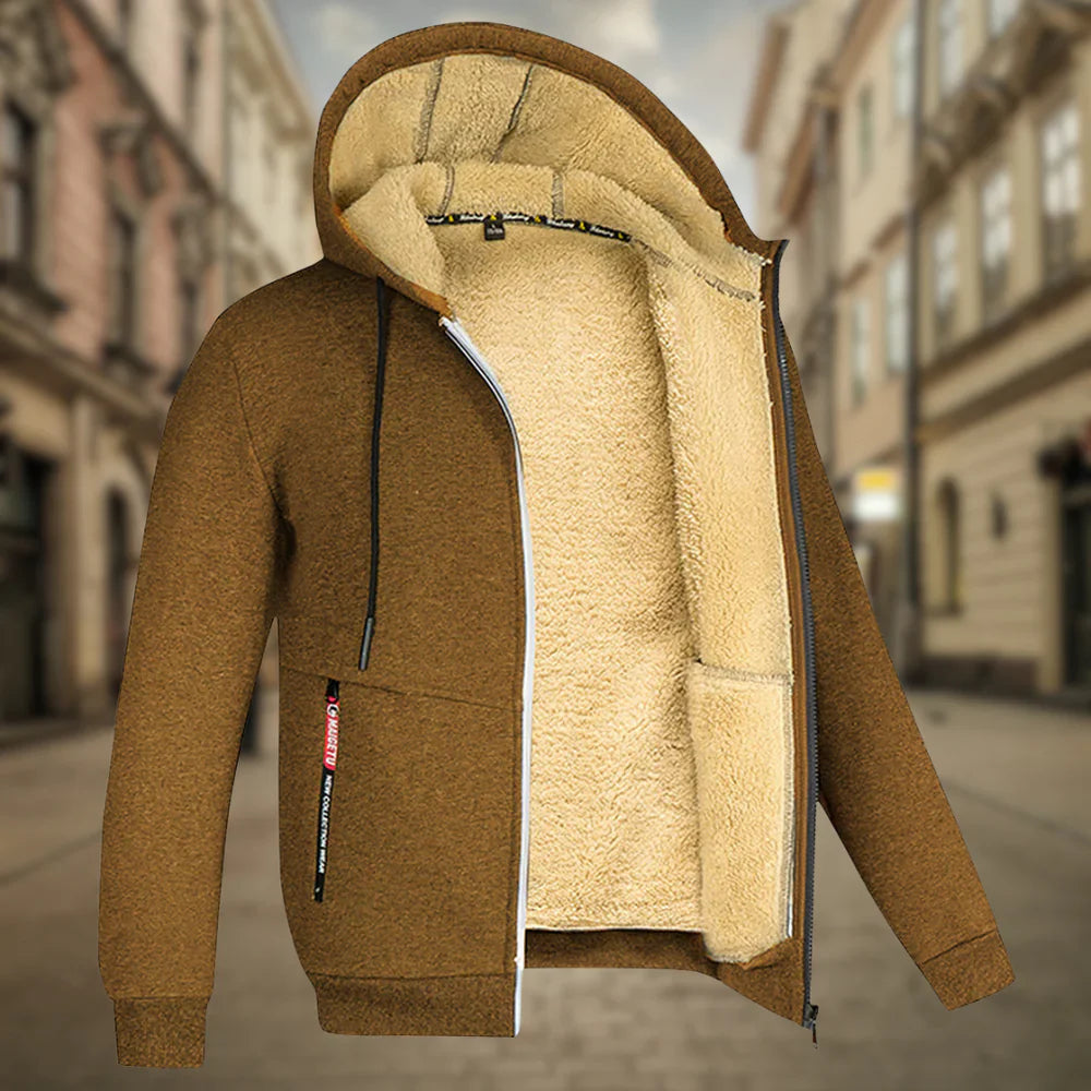 Henrik™ - Hoodie med fleecefoder
