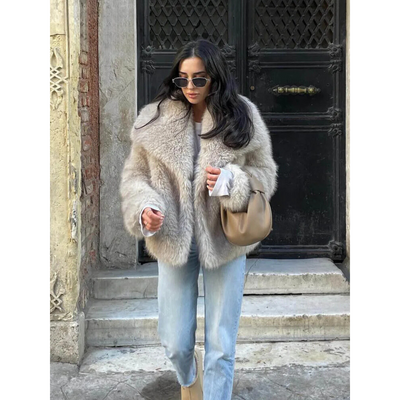 Hedda™ | Plush Crop Coat