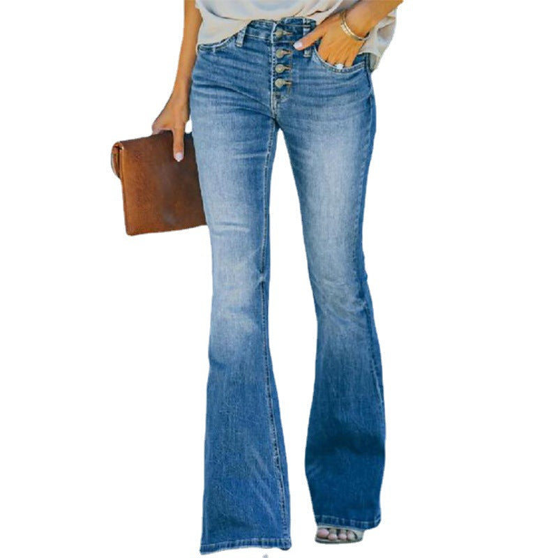 Noa | High Rise Flare Denim