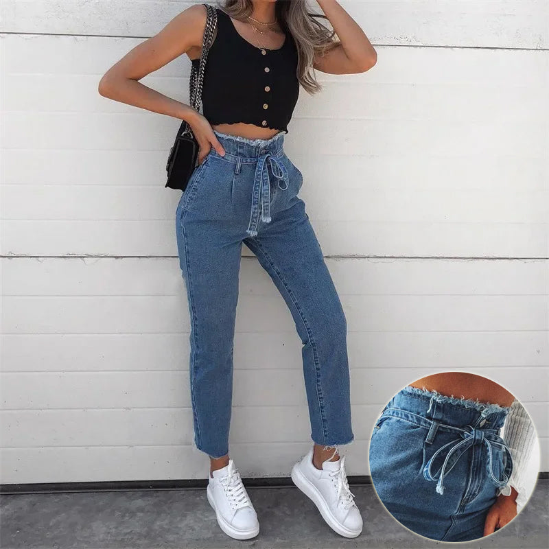 Luise | High Rise Dark Denim
