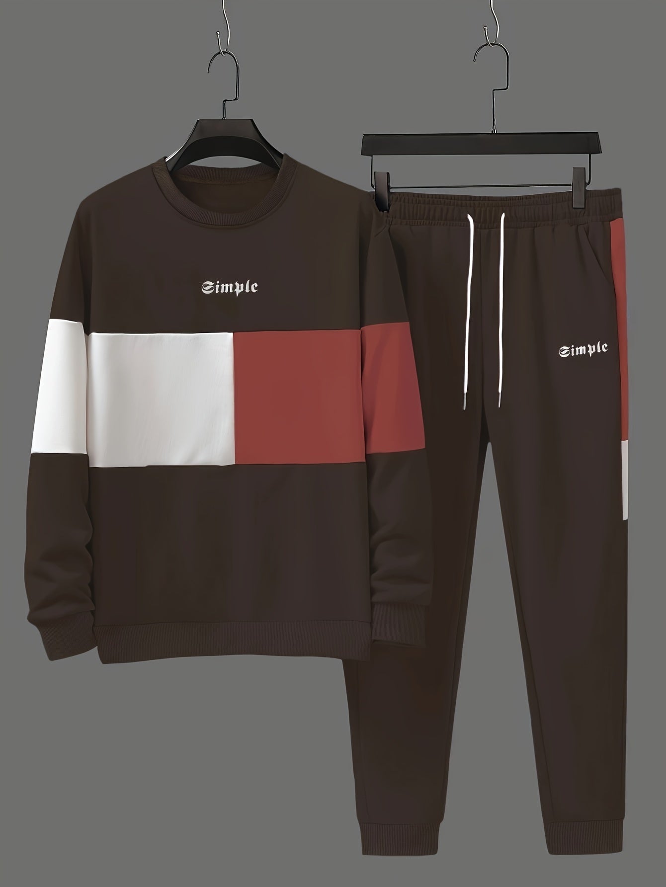 Aurelian | Herrset med Rundhalsad Tröja & Joggingbyxa
