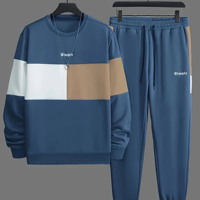 Aurelian | Herrset med Rundhalsad Tröja & Joggingbyxa