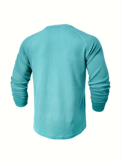 Swen | Herrenslippad T-shirt med Kort Knapplås