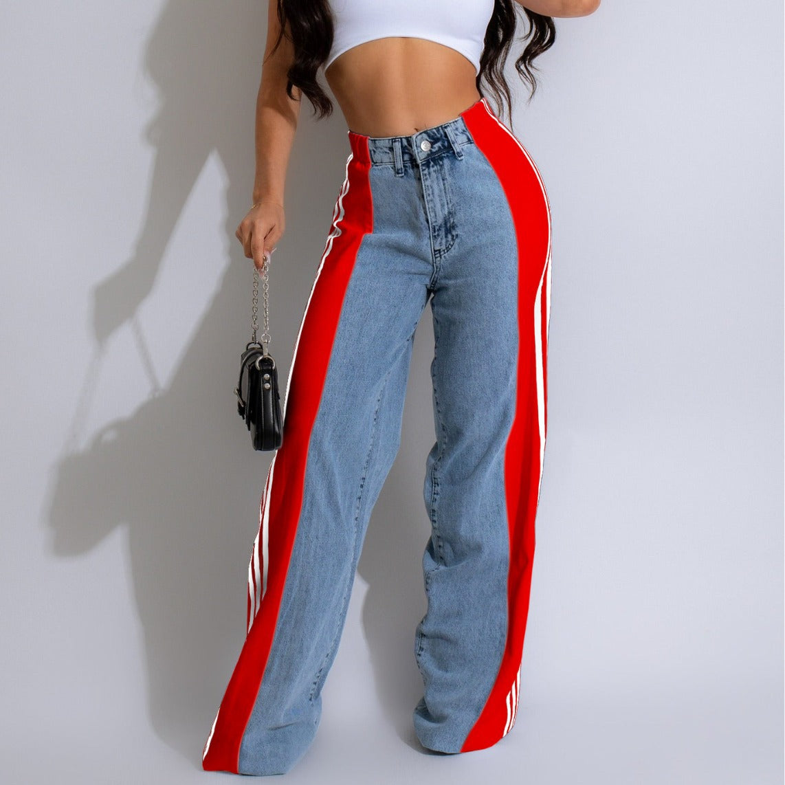 Lor | High Waist Straight-Leg Denim
