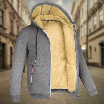 Henrik™ - Hoodie med fleecefoder
