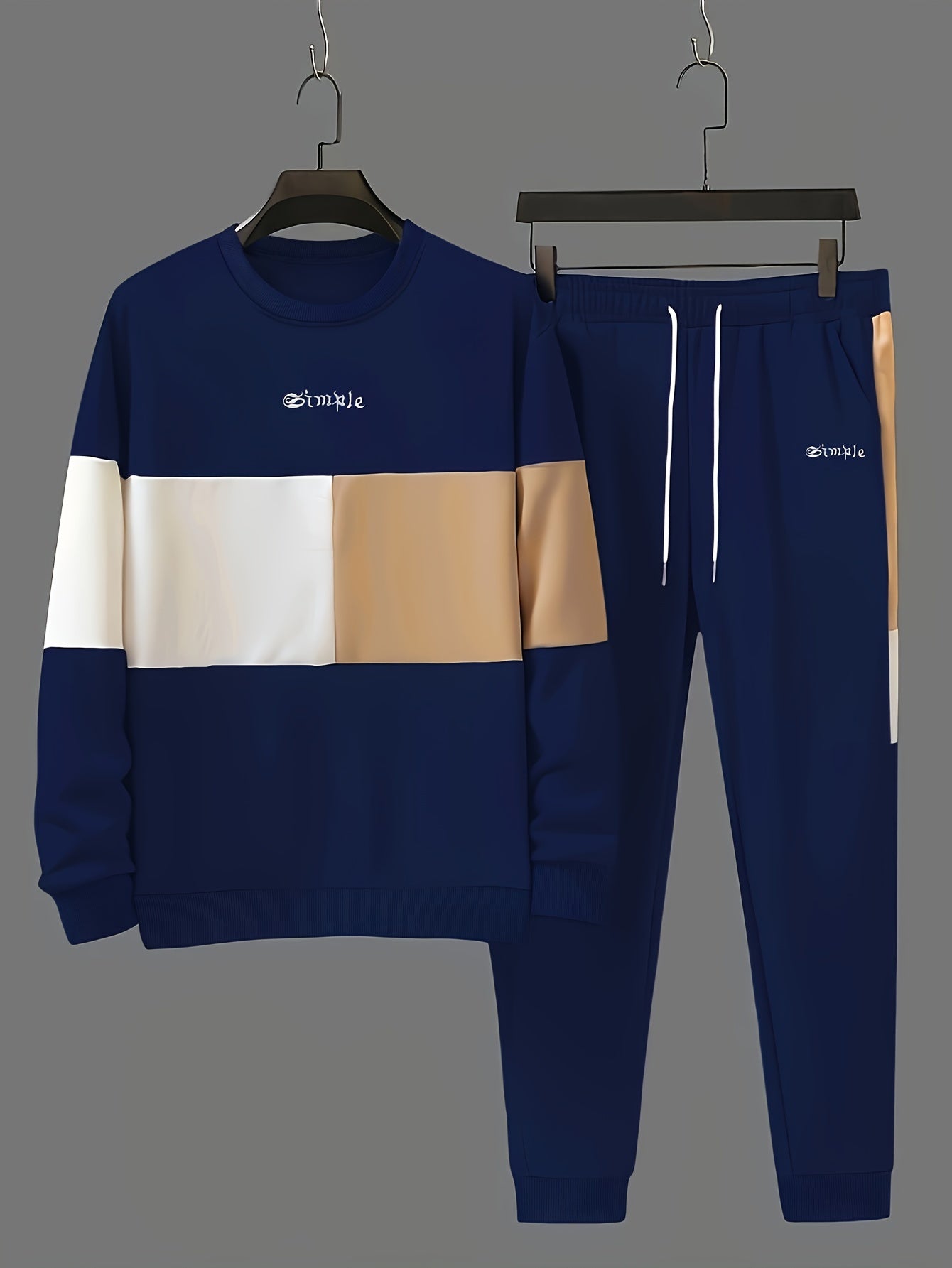Aurelian | Herrset med Rundhalsad Tröja & Joggingbyxa