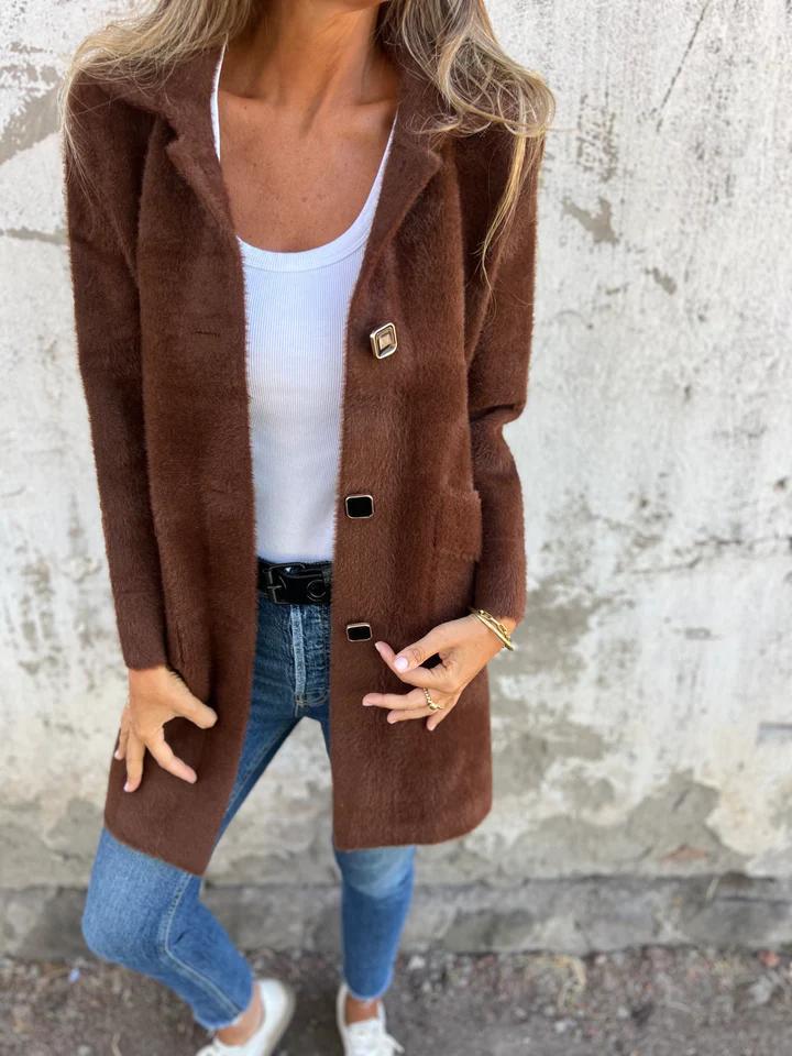 Annelore™ | Elegant Kappa med Revers