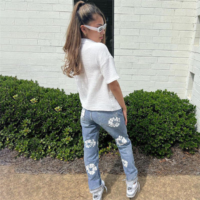 Bloomy Jeans | High Waist Straight-Leg
