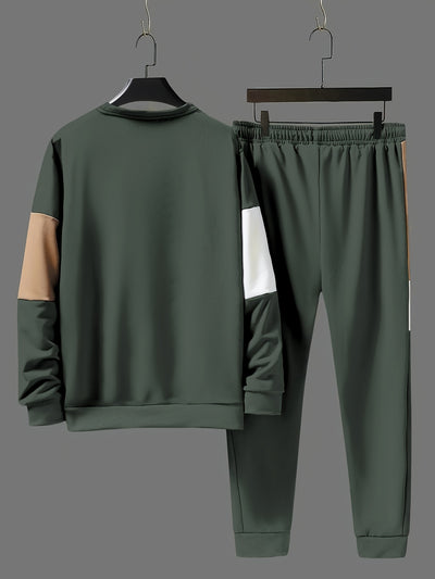 Aurelian | Herrset med Rundhalsad Tröja & Joggingbyxa