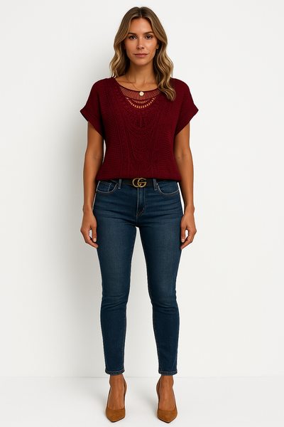 Hailey – Lös Blus med Elegant Touch