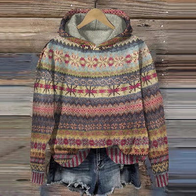 Norden™ | Retro Hoodie med Skandinavisk Stil