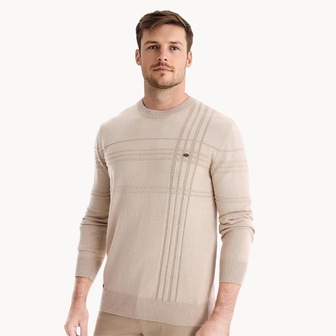 Javista™ | Herrtröja med Rutdesign