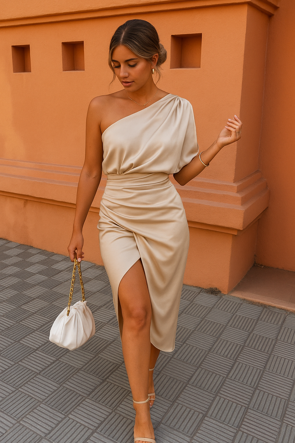 Dhalia | Elegant asymmetrisk klänning