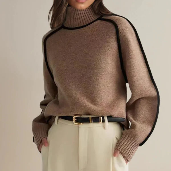 Chloé™ | Elegant Stickad Polotröja