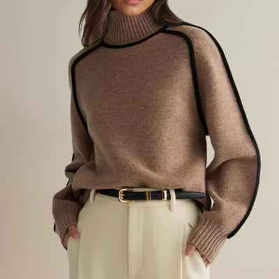 Chloé™ | Elegant Stickad Polotröja