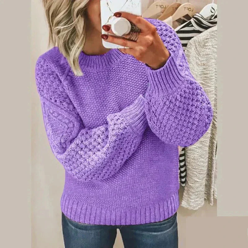 Jennifer™ | Luxe Stickad Tröja med Tidlös Elegans