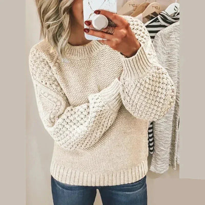 Jennifer™ | Luxe Stickad Tröja med Tidlös Elegans