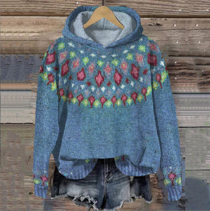 Norden™ | Retro Hoodie med Skandinavisk Stil
