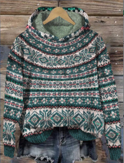Norden™ | Retro Hoodie med Skandinavisk Stil