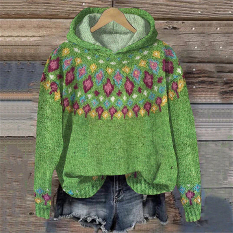 Norden™ | Retro Hoodie med Skandinavisk Stil