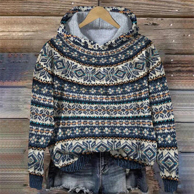 Norden™ | Retro Hoodie med Skandinavisk Stil