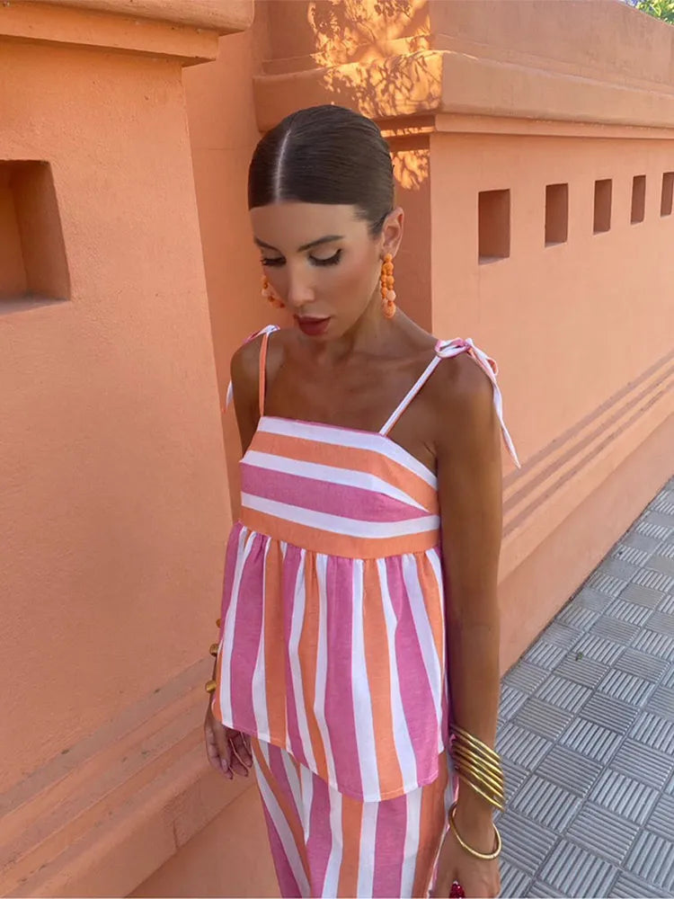 Hanne™ | Elegant sommarset för kvinnor med tryck