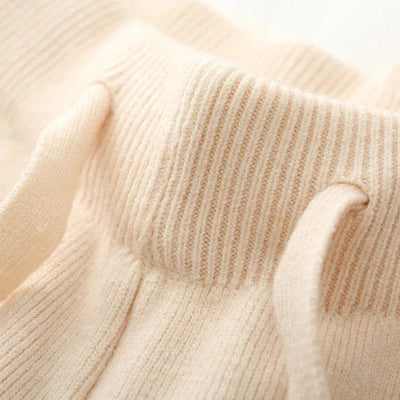 Rose | Wide-Leg Cashmere Knit Trousers