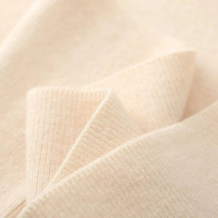 Rose | Wide-Leg Cashmere Knit Trousers