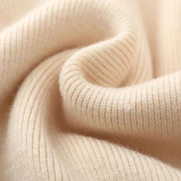 Rose | Wide-Leg Cashmere Knit Trousers