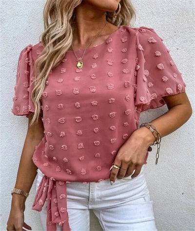 Vilya – Sommartopp med Blomdetaljer
