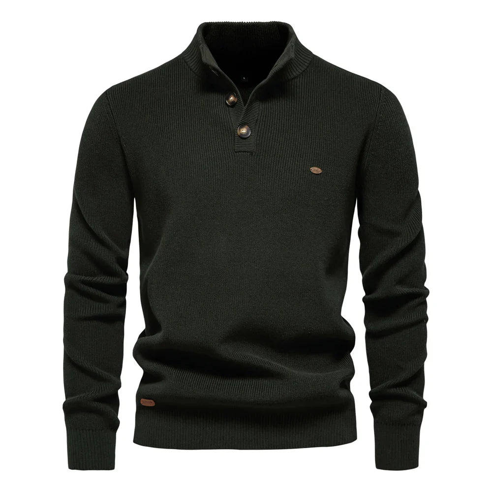 Javista™ | Herrtröja med Knappdesign