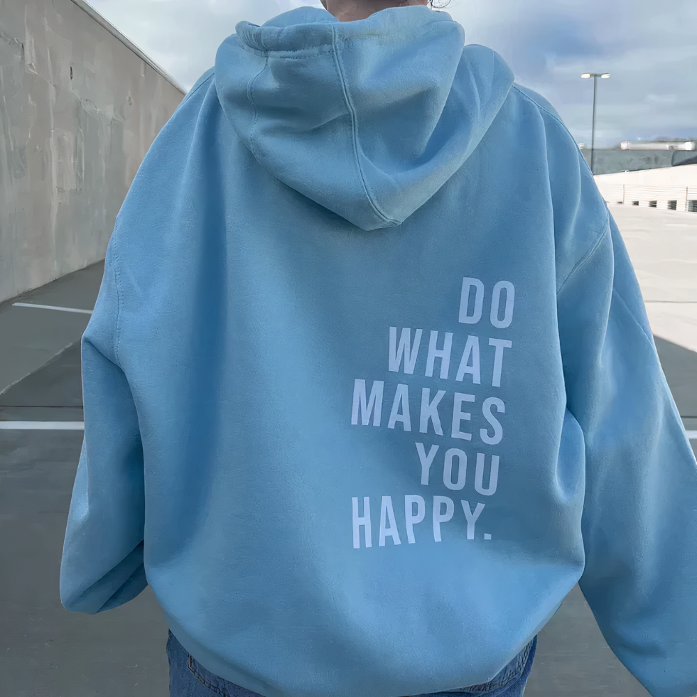 Glädje Hoodie™ | Oversized Hoodie med Mening och Komfort