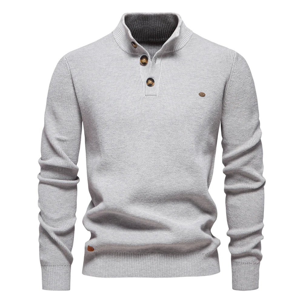 Javista™ | Herrtröja med Knappdesign