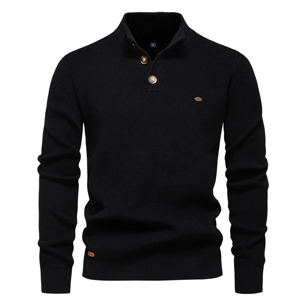 Javista™ | Herrtröja med Knappdesign