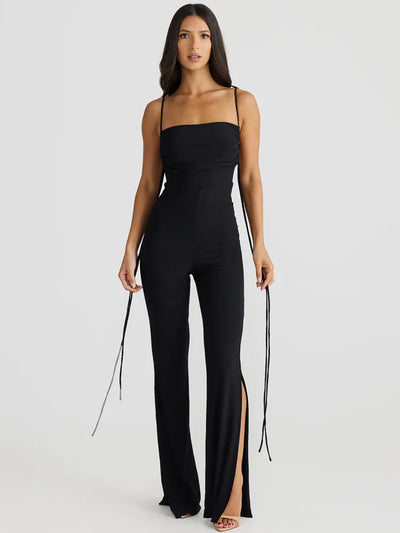 Alessia Romano™ | Elegant Rygglös Jumpsuit