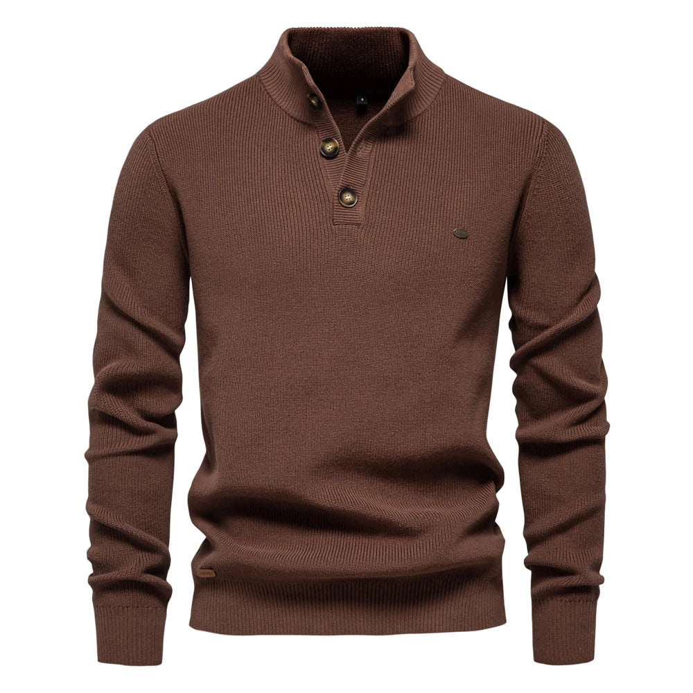Javista™ | Herrtröja med Knappdesign
