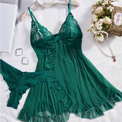 Milla – Satinsset i Lingerie