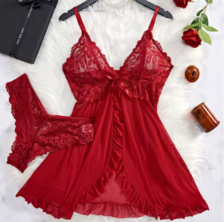 Milla – Satinsset i Lingerie