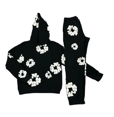 Gamla Stan Fit  - Unisex Viral Floral Träningsoverall med ikoniska tryck